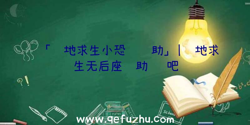「绝地求生小恐龙辅助」|绝地求生无后座辅助